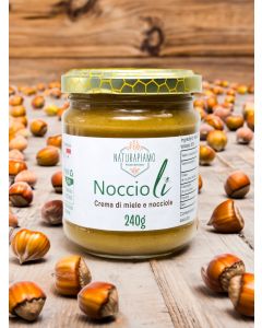 Nocciol&igrave; Crema Spalmabile Miele Biologico e Nocciole