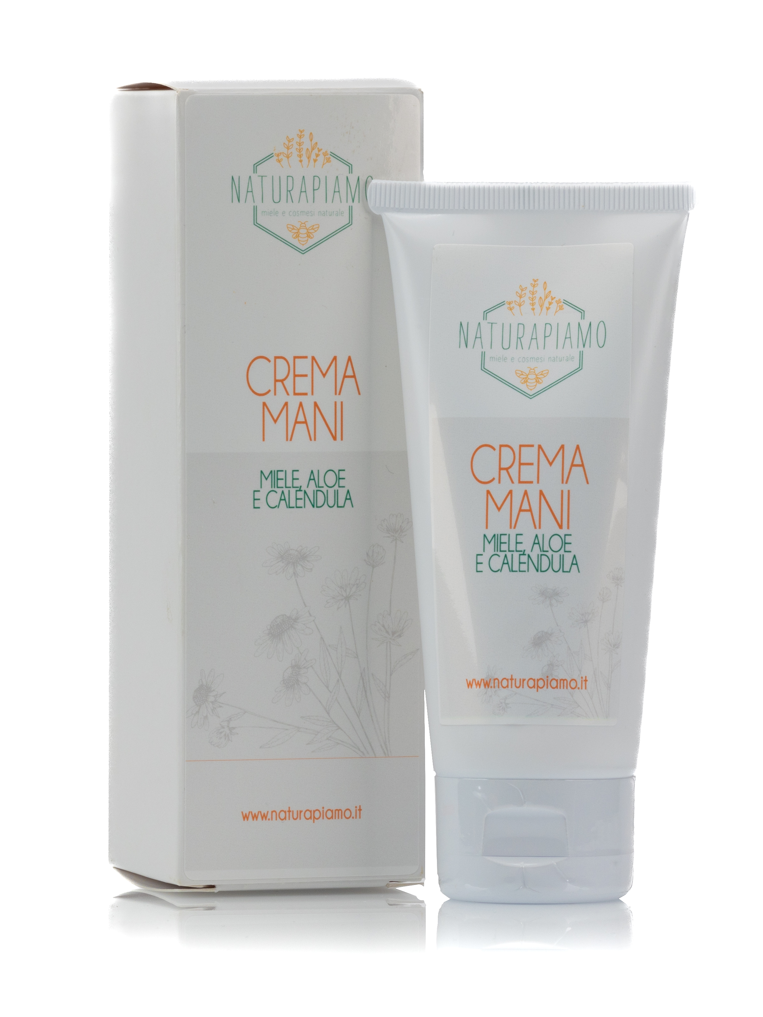 Crema mani Naturapiamo a base di prodotti dell'alveare